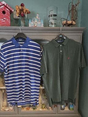 Polo by Ralph Lauren Blue & Green Men’s Polo Duo